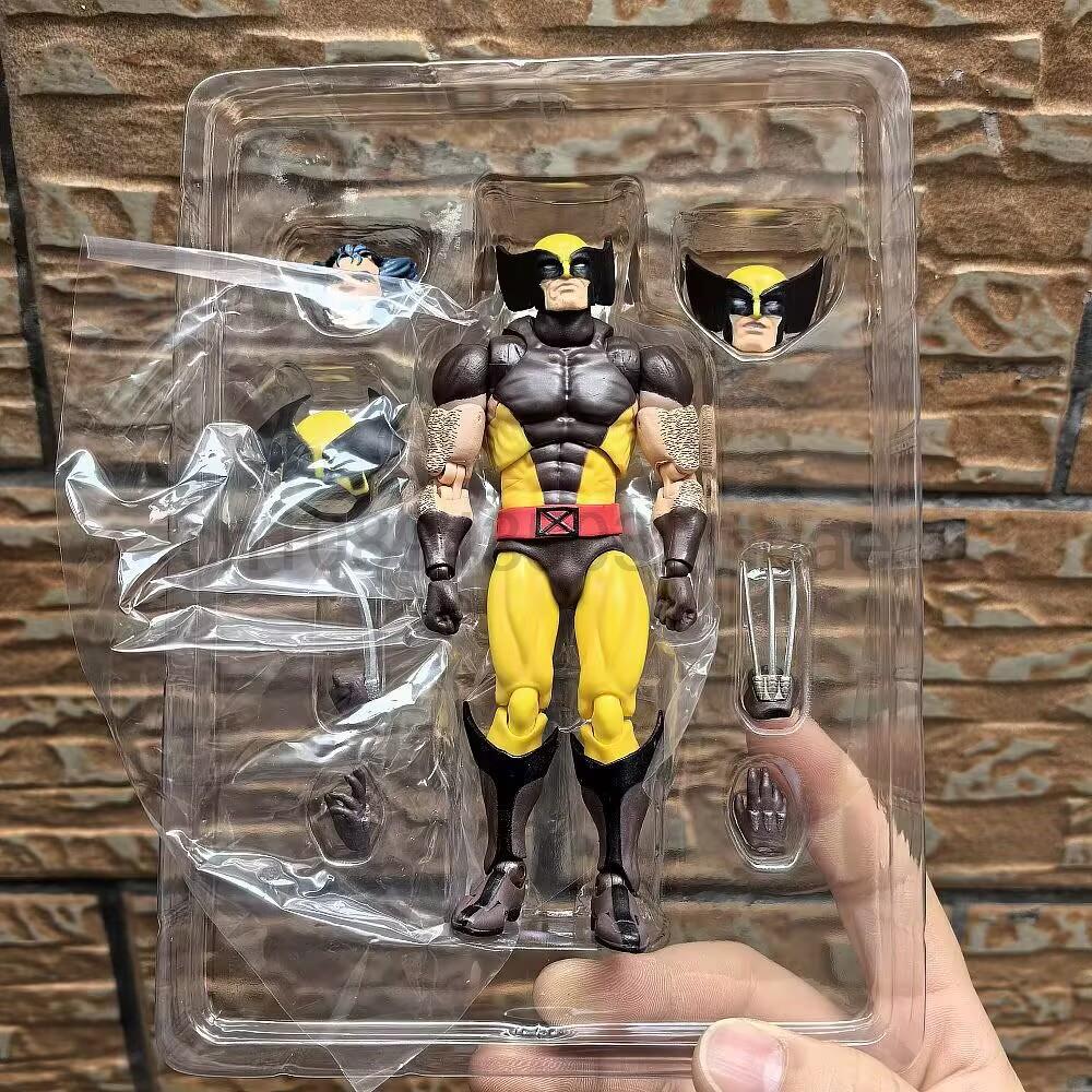 CT Toys Deadpool 3 Movie Figurine Wolverine Mafex 096 138 Brown Comic Ver X-Men Action Figure Statue Model Toys Cool Doll Gift