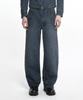 NACHE Wavy Seam Line Denim Pants (Unisex) Gray