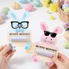 6PCS/SET Portable Easter Cash Holder Funny Money Wallet Bunny Banknote Card  Home Decorations