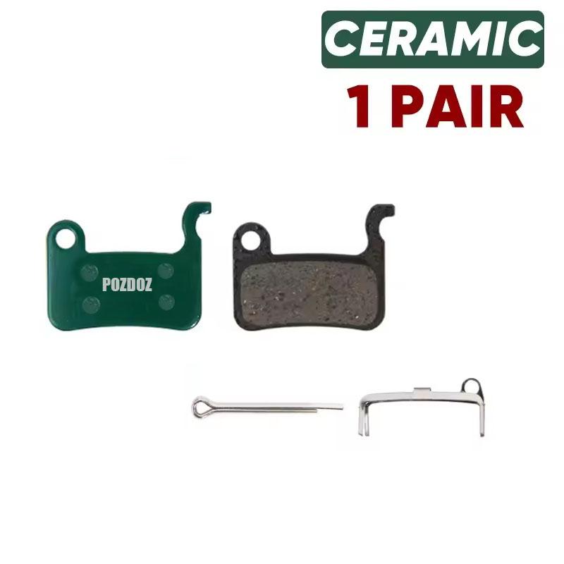 POZDOZ Ceramic Hydraulic Disc Brake Pads for SHIMANO A01S M06 M07 Road Bike MTB Cycling Brake Pads Wear-resistant Bike Parts Ceramic 1 Pairs