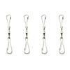 4/5/8/10/20/100Pcs Spinning Wind Spinner Swivel Hook Display Turn Twirl Hanger