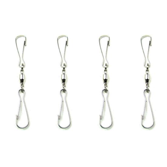 4/5/8/10/20/100 buc. Cârlig pivotant pentru rotitor de vânt rotativ.