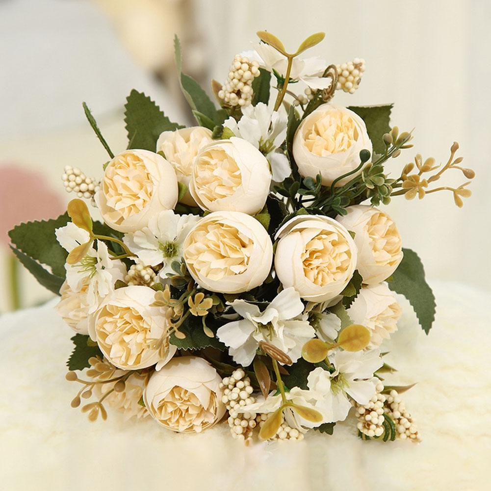 Rose Flower Rose Fake Flower Simulated Bouquet High Quality
