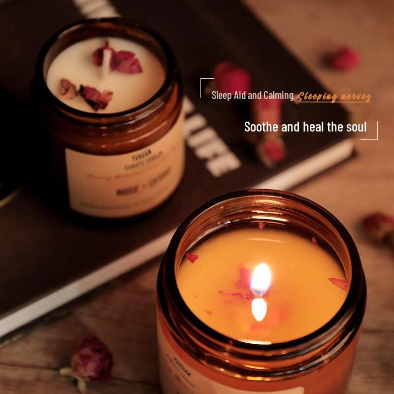 Dried Flower Aromatherapy Sleep Candle