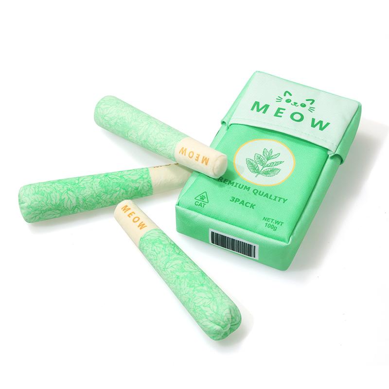 Cat Mint Cigarette Shaped Cat Chew Toy For Self Pleasure Relieve Boredom Oral Cleaning Cat Teasing Stick Grind Their Teeth Stick