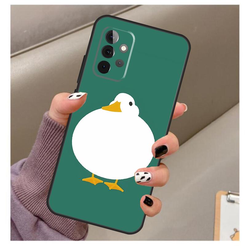 Kreslený pouzdro na nůž kachna Pro Samsung Galaxy A34 A54 A14 A06 A16 A26 A36 A56 A12 A32 A52 A13 A33 A53 A15 A35 A55