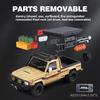 1:32 Land Cruiser Lc79 Classic Car Model Toy Detachable Components Headlights Up Off-Road Vehicle Desk Decoration Collection