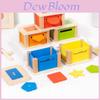 Wooden Montessori Puzzle Coin Bank For Toddler Fine Motor Skills Development Educational Toy