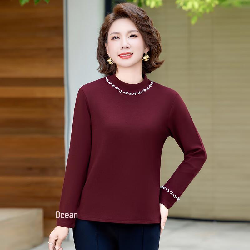 Xiaofu 2025 Damen Fleecegefüttertes Thermisches Baselayer-Oberteil