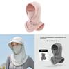 Summer Sun Protection Mask Hat With Neck Cover For Outdoor Activities