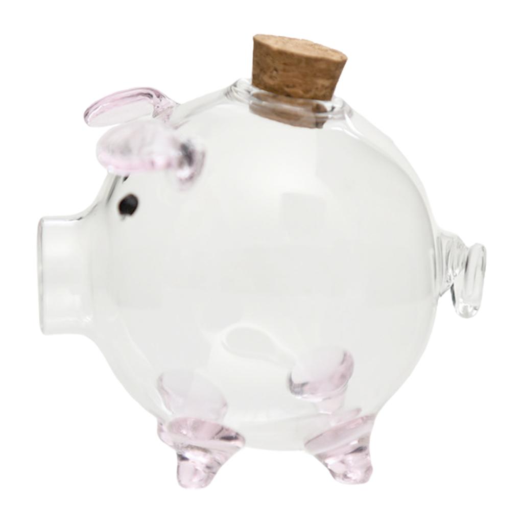 Schwein Sparschwein Geldboxen Münzsparbox Niedliches Transparenter Souvenir Geburt, Münzboxen Geldsparbox