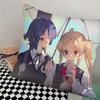 Anime Bocchi The Rock Pillow Case Square Pillow Bedroom Sofa Leisure Comfort Cushion Car Living Room Home Decoration
