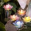 Blossom Lotus Flower Lanterns Glowing Rabbit Lotus Lantern  Festival Gift