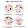 Silicone Soft Bristle Pet Deshedding & Massage Brush for Cats: Hair & Hairball Remover Comb