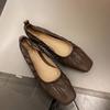 Soft! Huge Easy To Wear~ Huge Comfortable~ Folded Lambskin Single Shoes 2025 One-pedal Doudou Shoes Women's Comfort