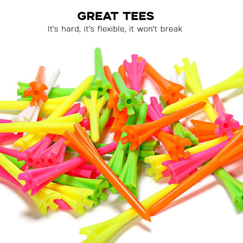 Five-Claw 38mm Plastic Golf Tee Ball Holder