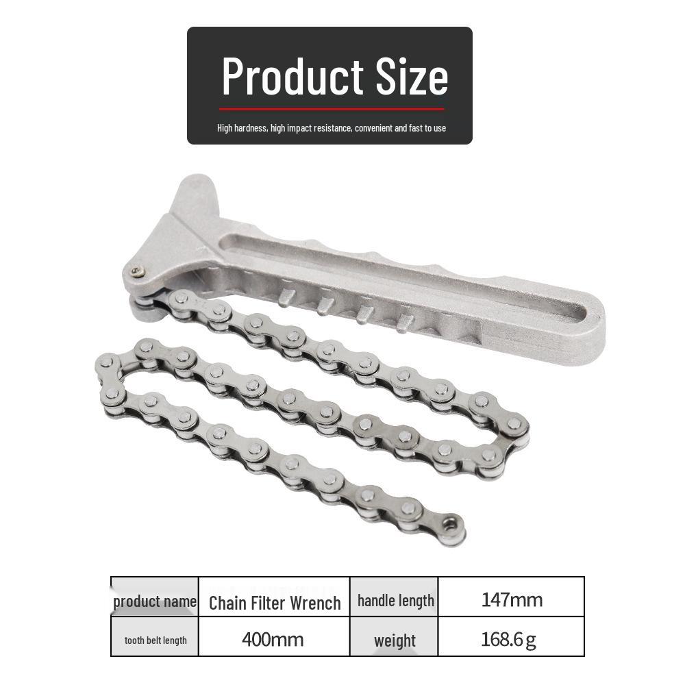 Chain Oil Filter Wrench Tool
