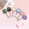 Fall-proof Badge Clip Wreath Nurse Badge Holder Portable Name Card Holder  Office Supplies