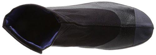Moonstar Magic Fitter 5-Piece Tabi Socks for Men and Women, Round Toe, Black, Size 26.5 cm, 2E