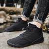 Unisex Winter Boots Men Women Waterproof Snow Cotton Boots Women Sneaker Men Barefoot Warm Fur Anti Slip Trekking Hiking Shoes