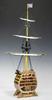 Woody Joe Royal Navy Victory Cut Model Wooden Model Unpainted Assembly Kit 1/160 (With Sail)