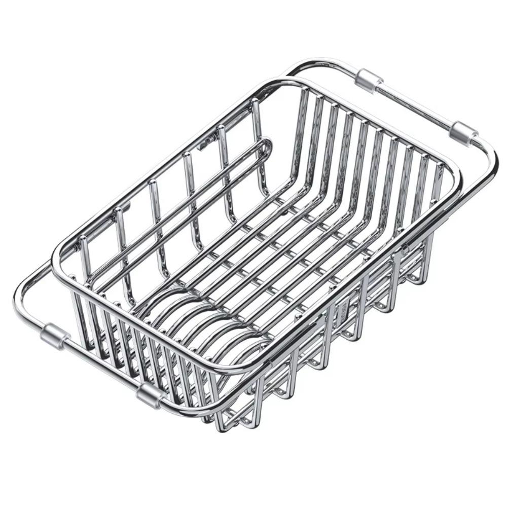 304 Stainless Steel Stainless Steel Dish Drying Rack Fruit Vegetable Drain Basket  Fruit Washing
