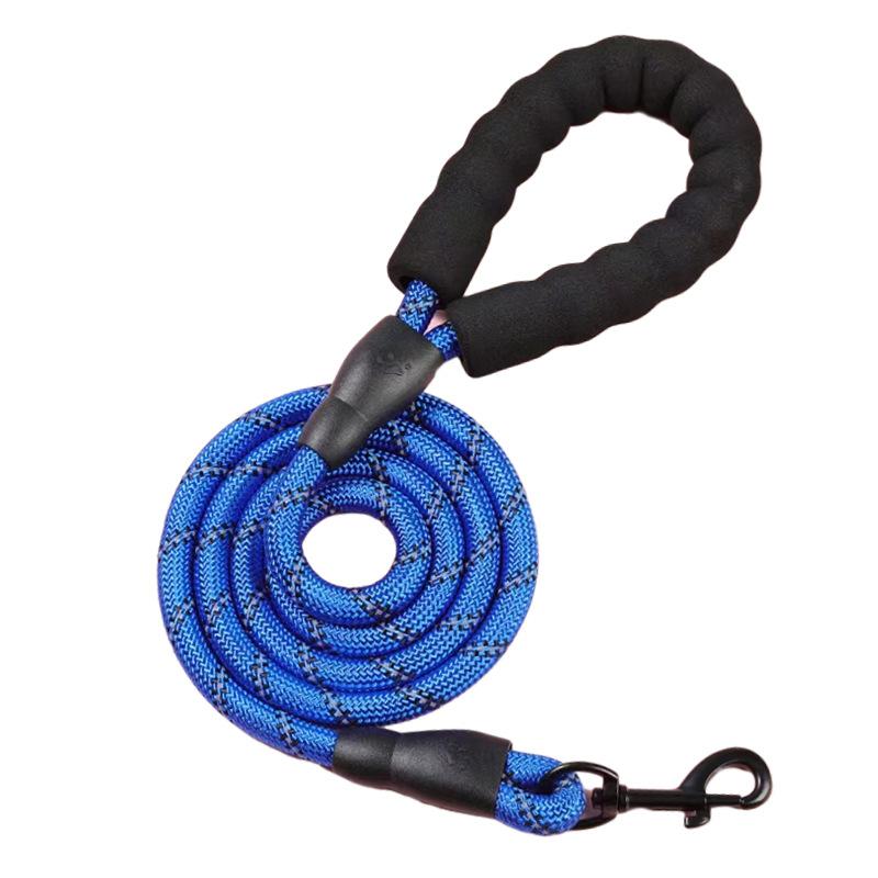 Nylon Dog Leash Chain Reflective Design Dog Collar Durable and Sturdy Puppy Harness Soft Pets Supplies Dogs Accessories
