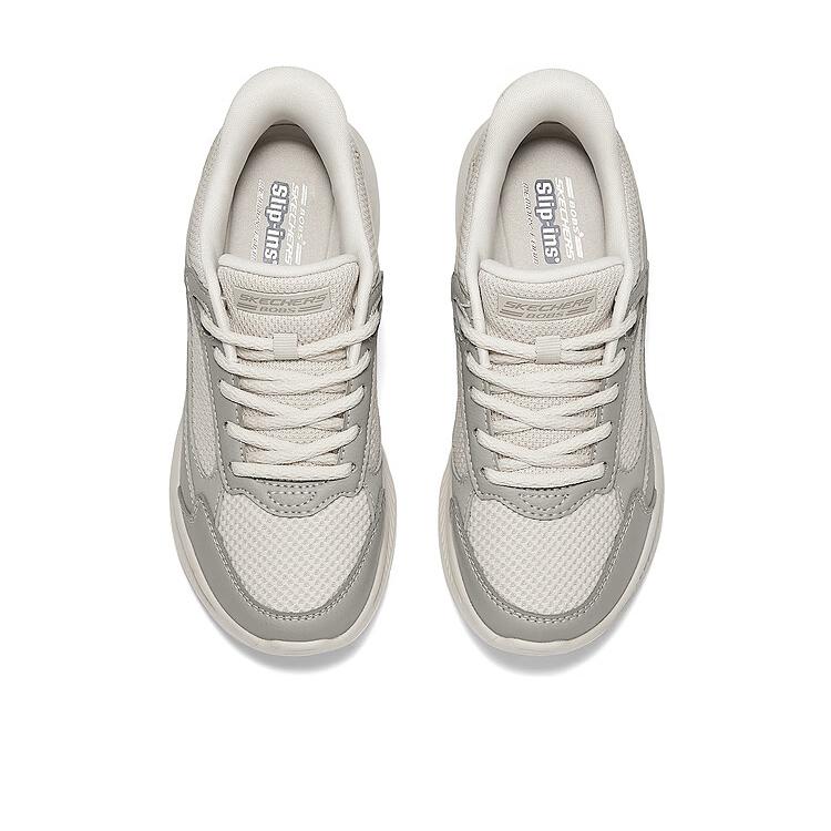 Skechers Slip-Ins Comfortable Versatile Supportive Rebound Casual Shoes Women Sneakers Gray 117526-TPE
