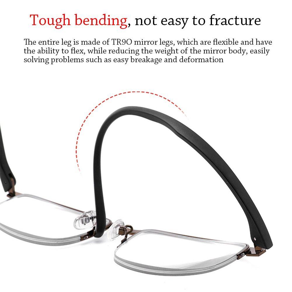 Progressive Multifocal Anti Blue Light Glasses Ultra Light Presbyopic Eyewear for Sports Reading Eye Protection