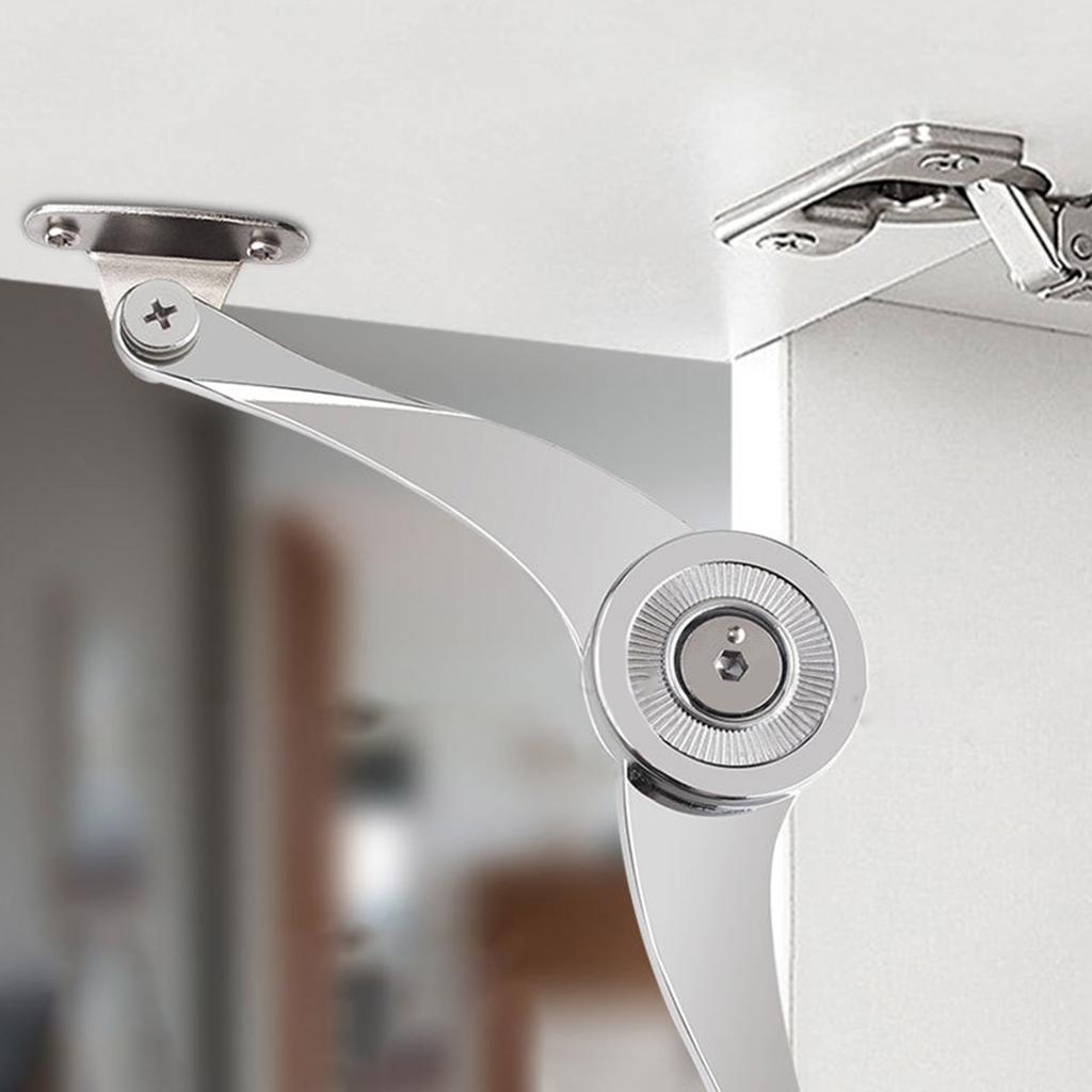 2Pcs Soft Close Chest Hinge Heavy Duty Lid Support Hinges Soft Close Folding Lid Stay Hinge for Cabinet Wardrobe