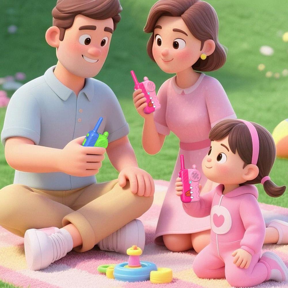 with Flashlight Kids Walkie Talkies Wireless Cartoon Pagers  Parent-Child Interaction