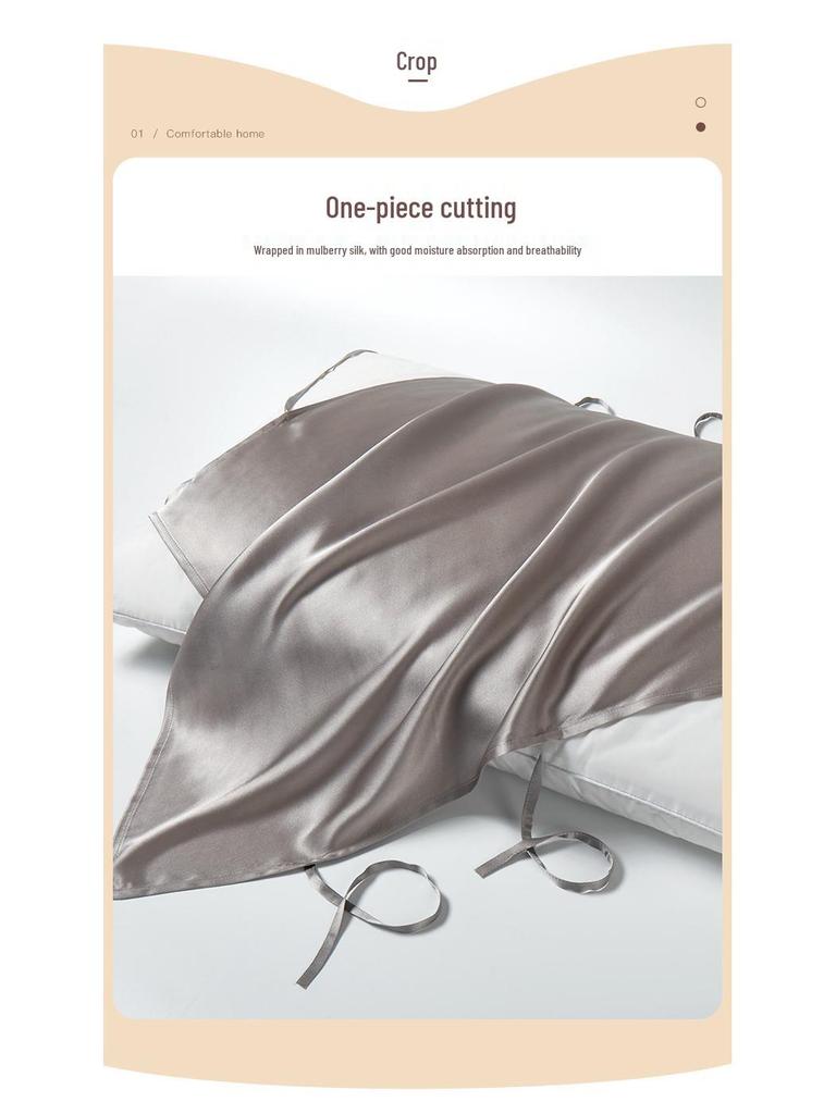Premium 100% Mulberry Silk Pillowcase for Home & Wedding Usage