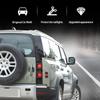 ABS Black Rear Tail Light Lens Taillight Kit Fit for Land Rover Defender 90 110 130 2020-2024 Car Exterior Taillight Protection Cover Accessories