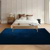 Solid Navy Blue Velvet Area Rugs Non-Slip Entry Door Mat Washable Carpet for Living Room Bedroom Home Decor Washroom Floor Mat