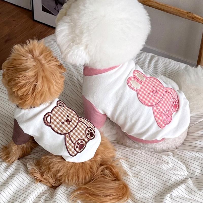 New INS style summer thin dog clothes pet Bichon Pomeranian Yorkshire poodle Teddy small dog T-shirt