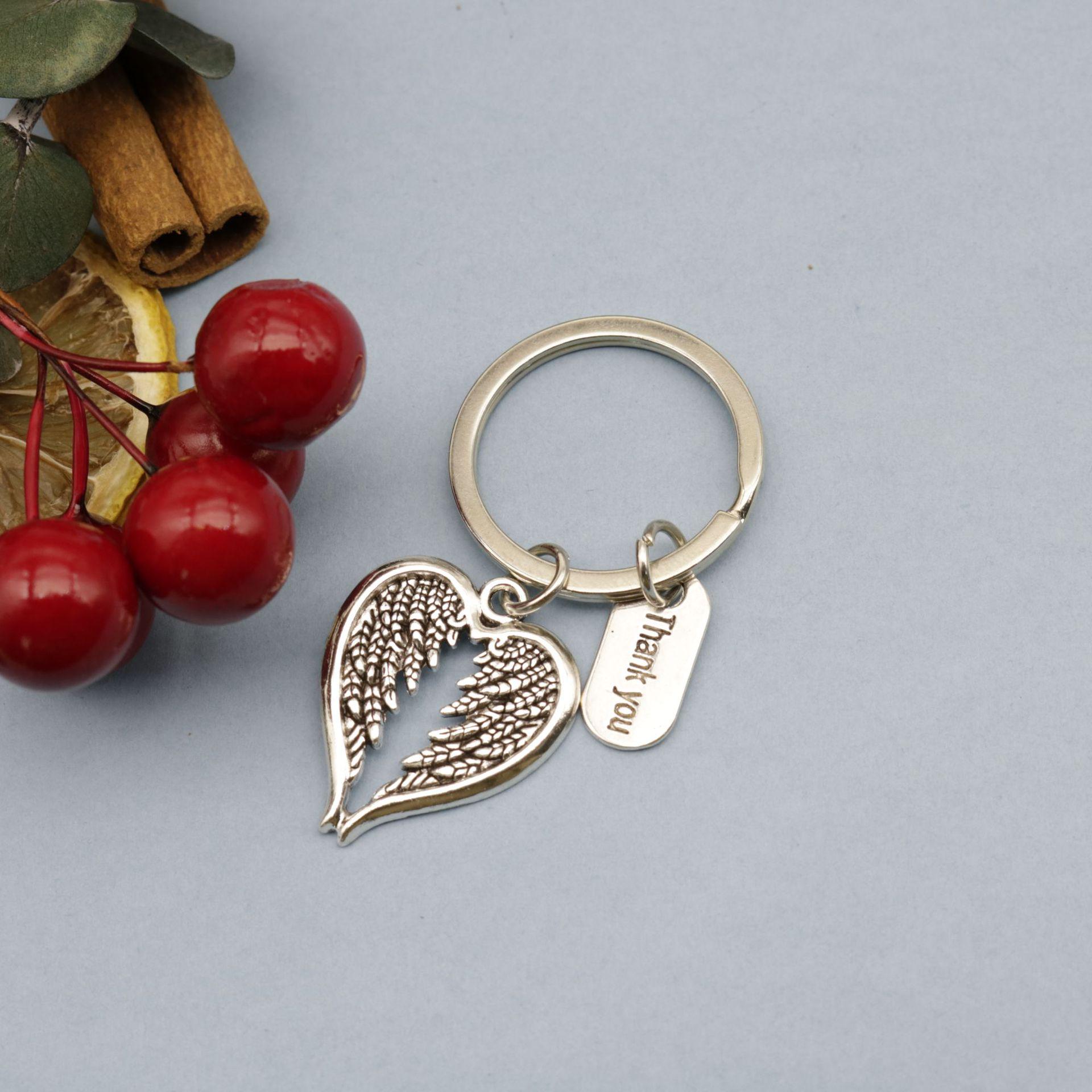 Hot Selling Simple Wing Keychain Pendant Other