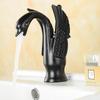 Golden Swan Bathroom Basin Faucet Bathtub Faucet New Design Swan Faucet Copper Gold Faucet Hot and Cold Faucet
