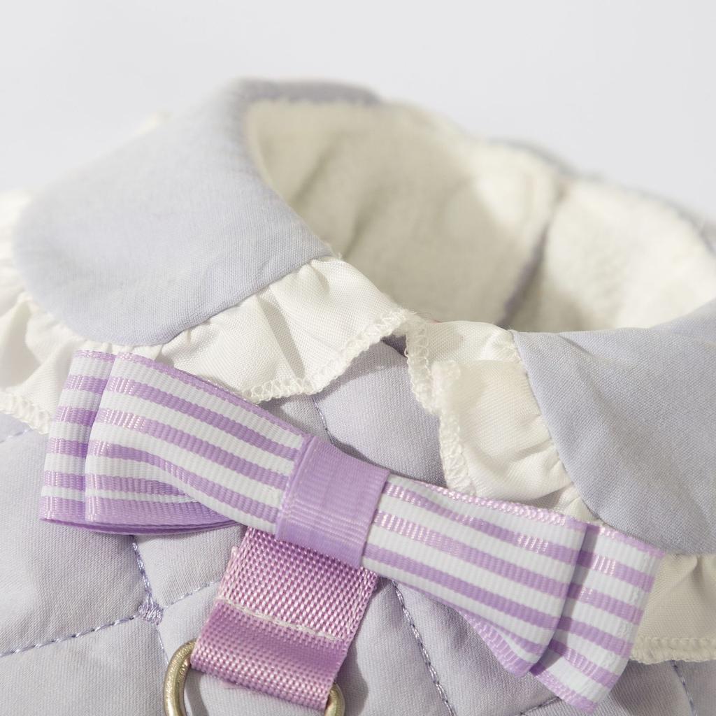 Autumn and winter pet clothing cat dog lady princess skirt warm out traction