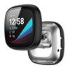 Matte Schutzhülle mit gehärtetem Glas für Fitbit Versa 4/3/Sense 1/2
