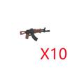 MOC Military Building Blocks Accessories Weapons Guns Special Forces Soldiers AKM Rocket Launchers Night Vision Toys Gifts X036