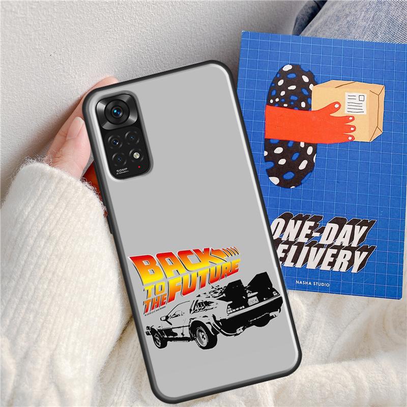 Back to the Future Cool Case For Xiaomi Redmi Note 11 9 8 10 Pro Note 11S 9S 10S Cover For Redmi 9 10 9A 9C 10C
