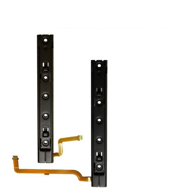 Reservedel Høyre og Venstre Glideskinne med Flexkabel For Switch Metallstyreskinne Konsoll Joycon Ns Tilbehør Reparationsdel