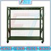 Fengta Military Green Mobile Equipment Storage Rack with Wheels