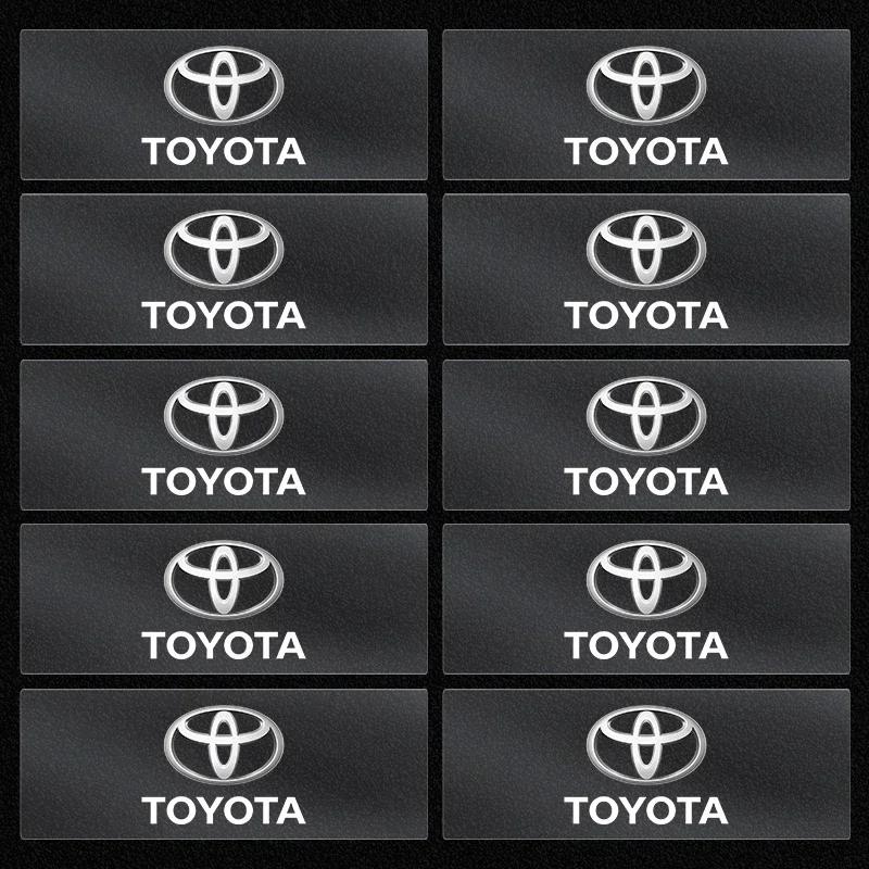 New Car Interior Sticker Central Control Decals Emblem Badge for Toyota TRD Logo Corolla Chr Avensis Yaris Camry Racing