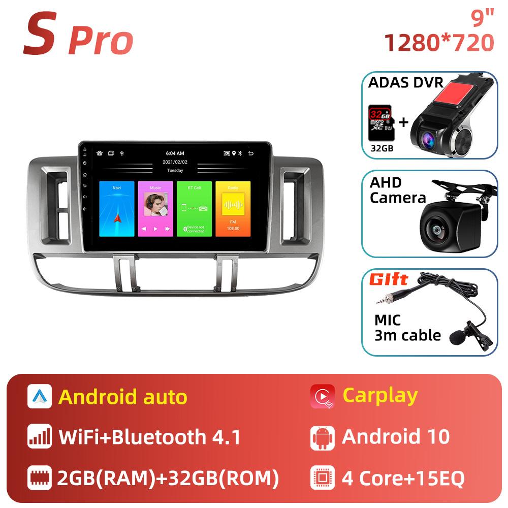 Android Car Radio for Nissan X Trail X-Trail 1 T30 2000 - 2009 2 Din Multimedia FM RDS WIFI GPS Navigation Stereo Carplay Auto