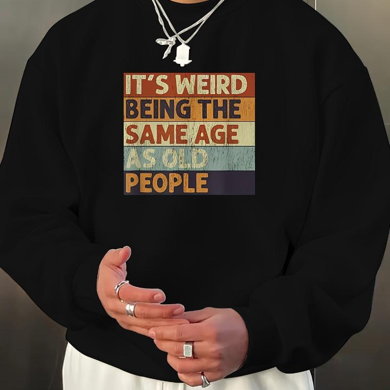 

Lined Men s Crew Neck Sweatshirt, Warm Cozy XXL чёрный