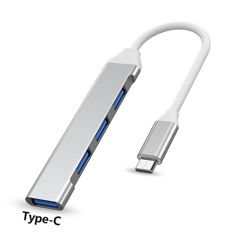 Usb C Hub 3.0 Type C 3.1 4 Port Multi Splitter Adapter Otg For Pc Computer