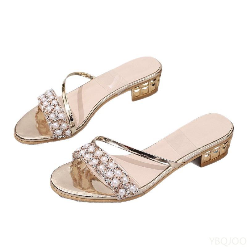 2025 Summer Plus Size Fashion versatile Casual Sandals Woman Comfort Outdoor Beach Slippers Elegant Low Heels shoes for Women