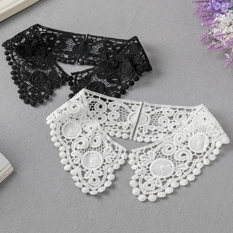 1 Pair New Versatile Lace DIY Accessories With Fake Collars And Patches For Clothing Accessories