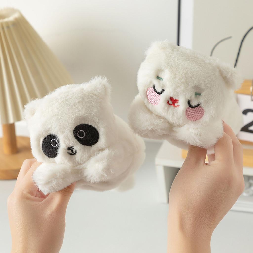 Panda Creative Cat Pencil Case Storage Bag With Zipper For School Gift Supplies